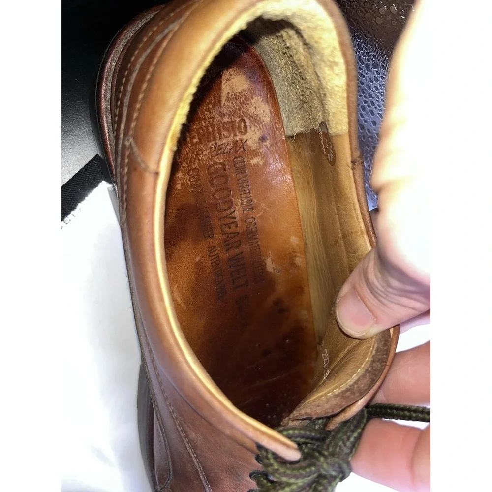 Mephisto Abel Welt Leather Oxfords‎ Shoes Mens Size 9 Brown Air Relax Goodyear